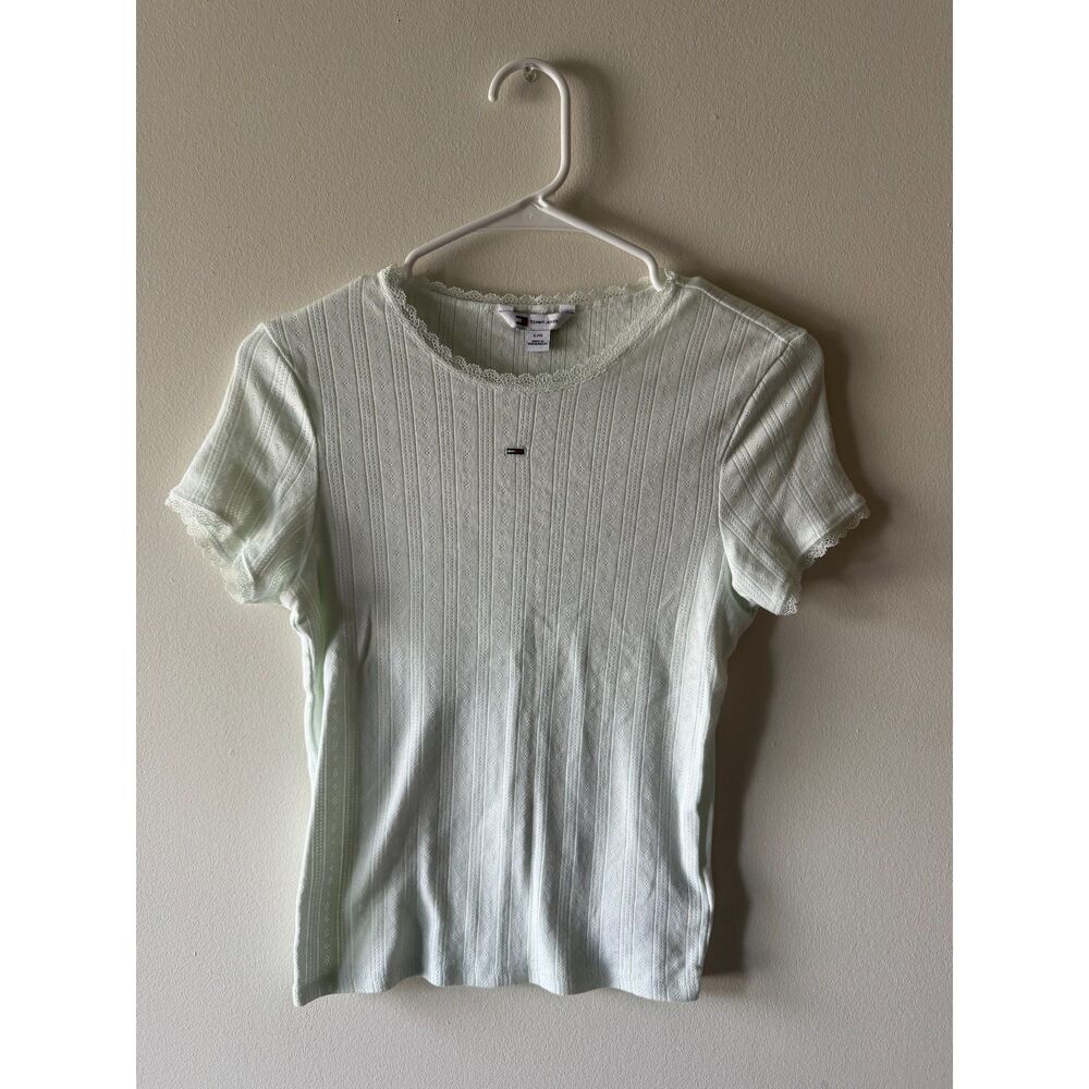Tommy Jeans Baby Top with Lace Outline